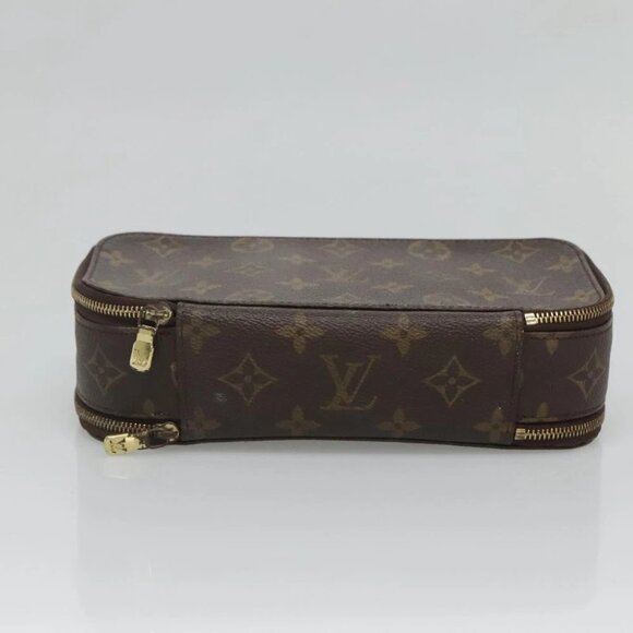 LOUIS VUITTON Monogram Trousse Brush GM Cosmetic Pouch M47505 LV Auth - Picture 10 of 14